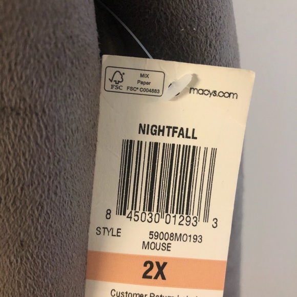 INC. PLUS FAUX SUEDE NIGHTFALL VEST - Picture 4 of 8